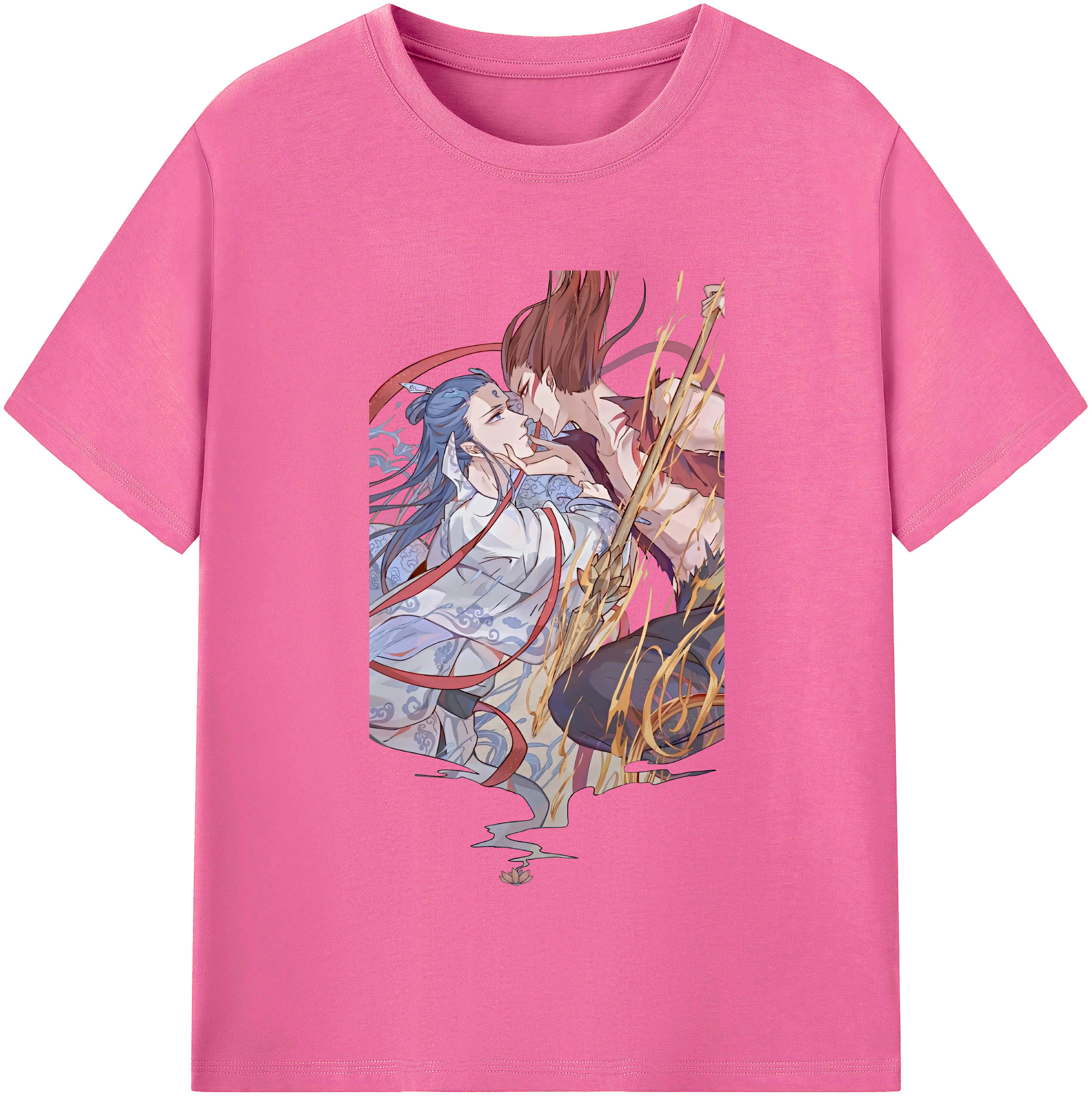 （画像用） Ne Zha 2 ナタ 魔童の大暴れ レディースカジュアルプリントTシャツ（綿100％）